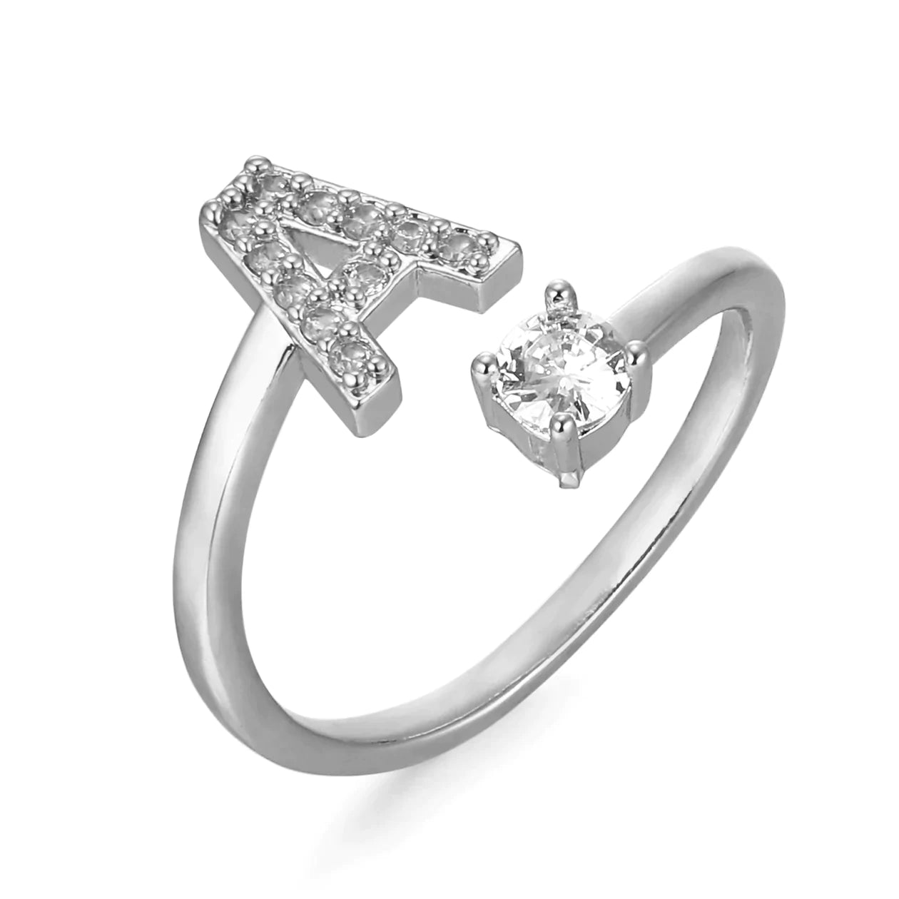 Zirkonia Initialien Ring