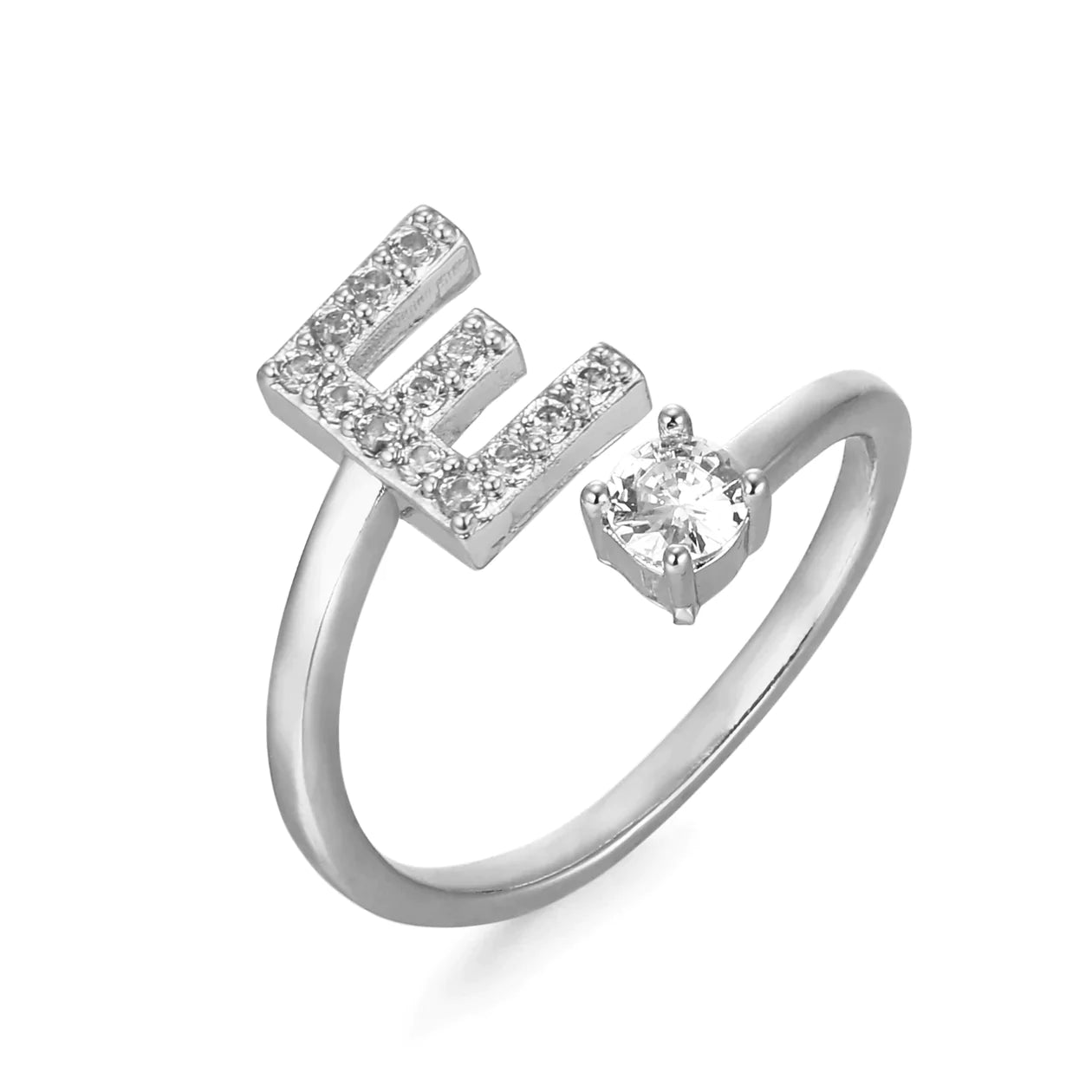 Zirkonia Initialien Ring