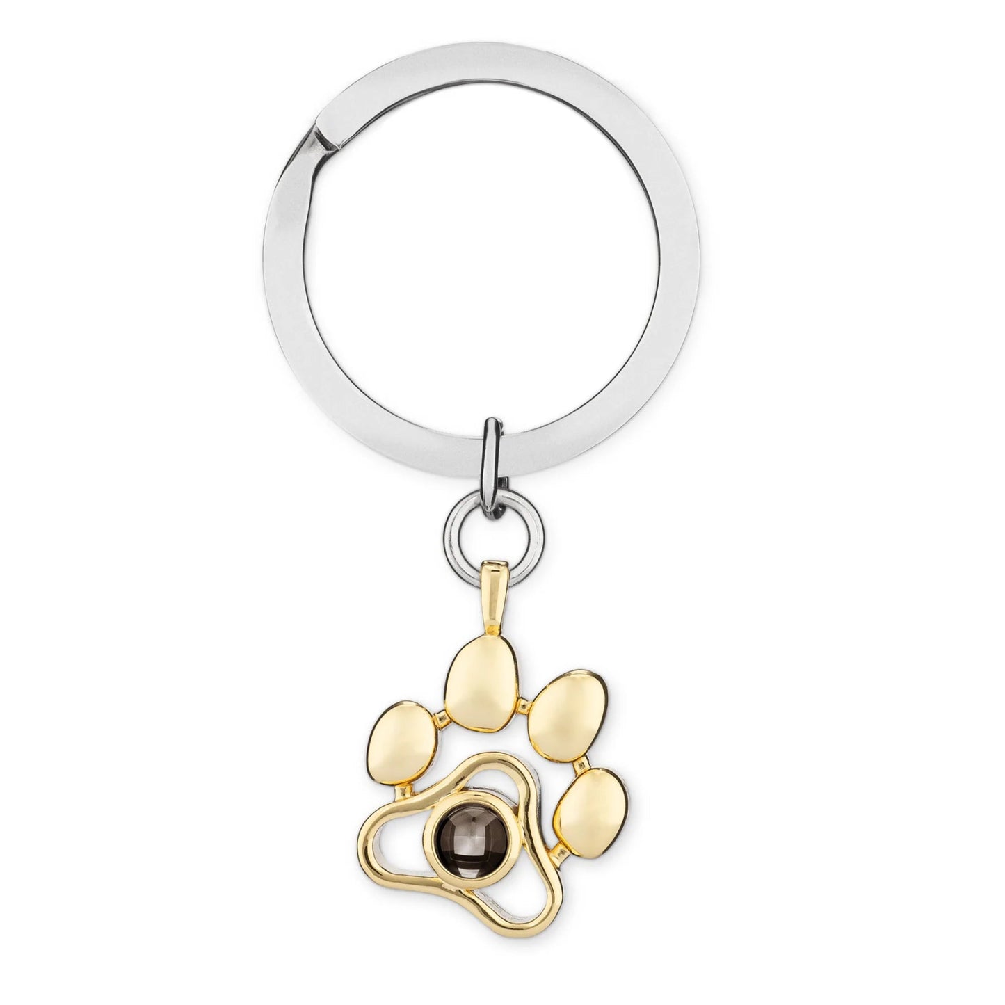 Personalisierte Pfoten-Halskette mit Foto - paviyo