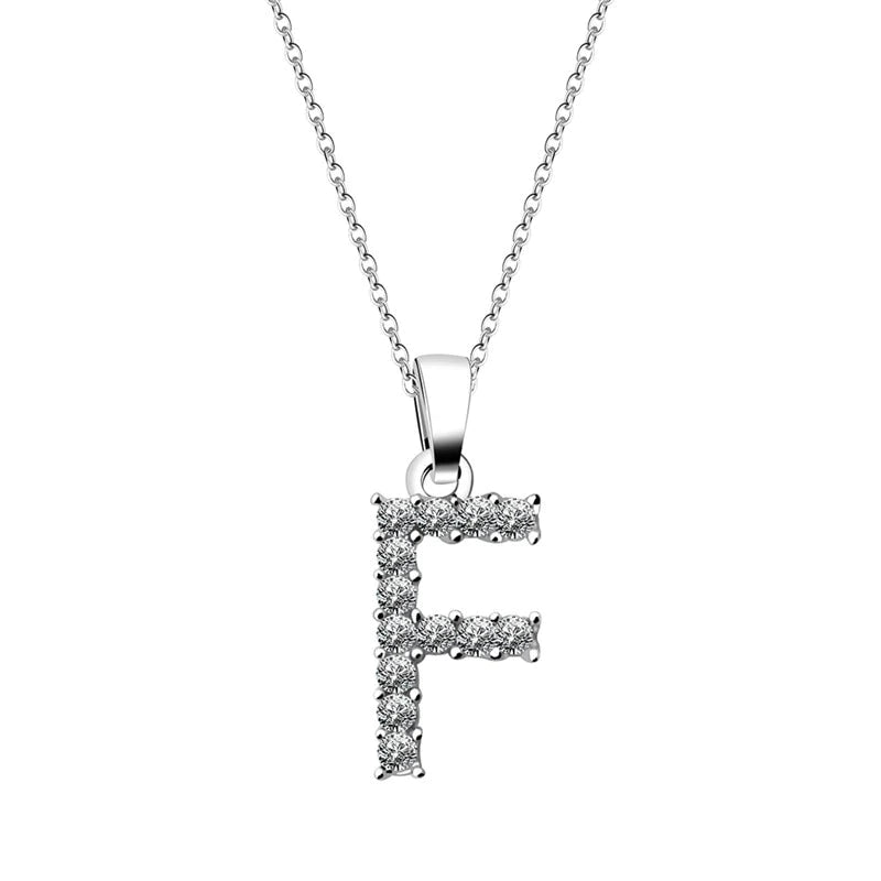 Zirkonia Buchstaben Halskette - paviyo