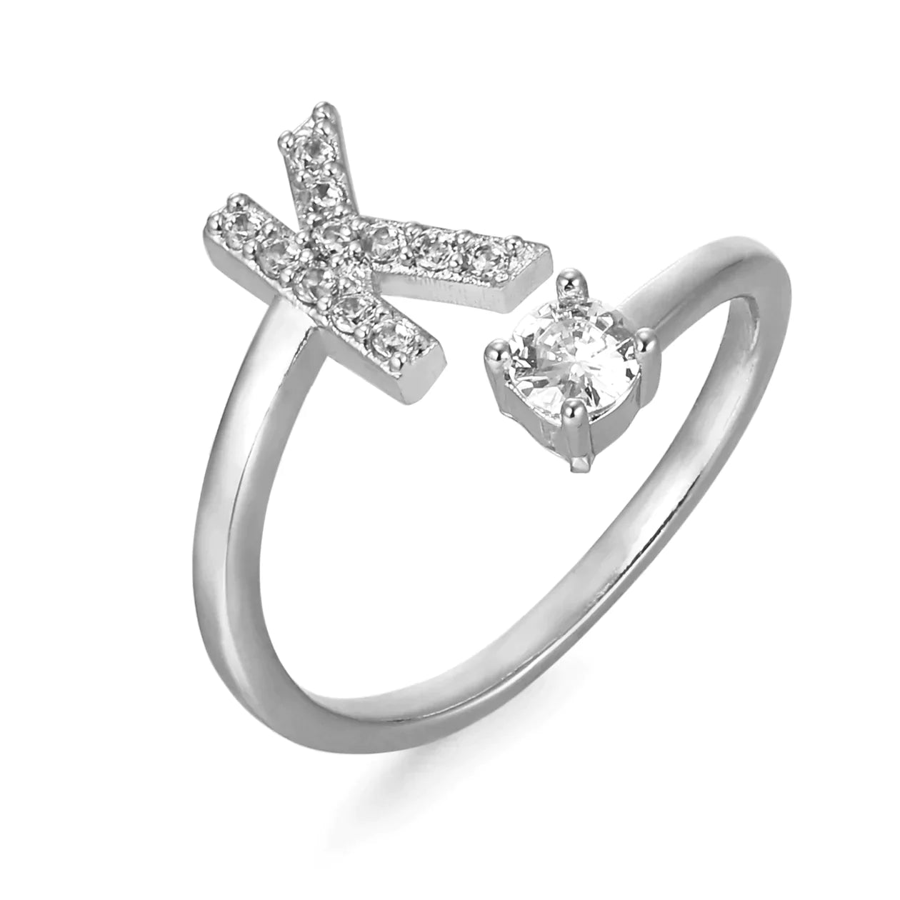 Zirkonia Initialien Ring - paviyo