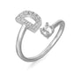 Zirkonia Initialien Ring - paviyo