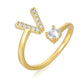 Zirkonia Initialien Ring - paviyo