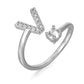 Zirkonia Initialien Ring - paviyo