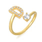 Zirkonia Initialien Ring - paviyo
